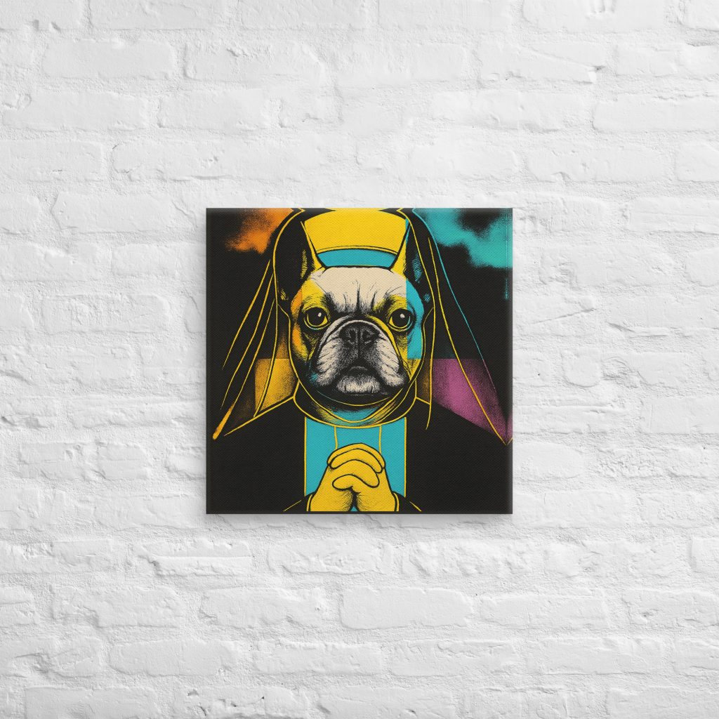 Frenchie, The Icon 314 on Canvas