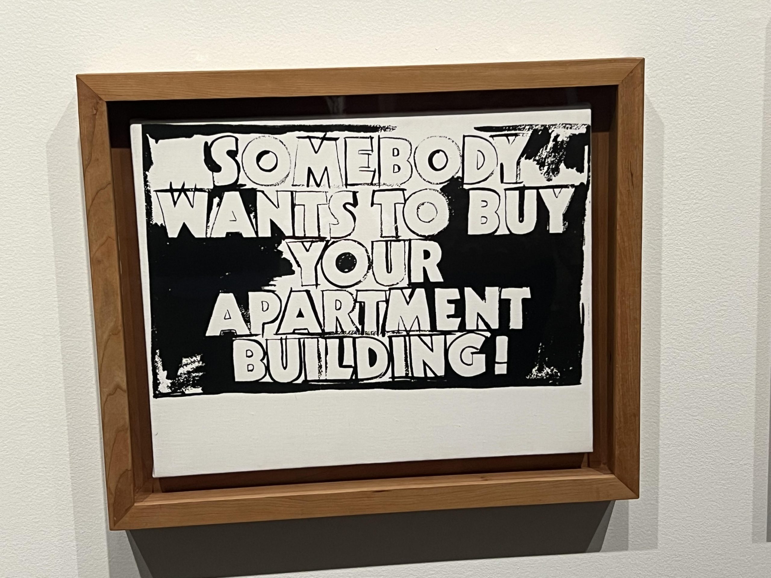Andy Warhol Someone Wants to Buy your apartment building